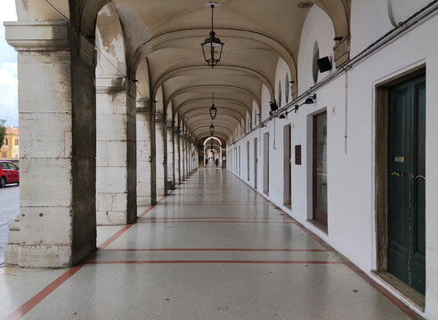 I portici Ercolani a Senigallia