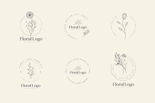 Floral Logo Template