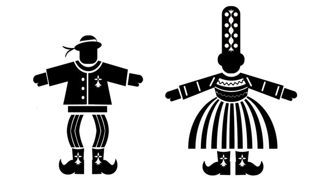 Bigoud&egrave;ne et Bigoudin