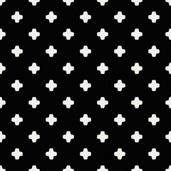 Diagonal Crosses Pattern. White Crosses Pattern.