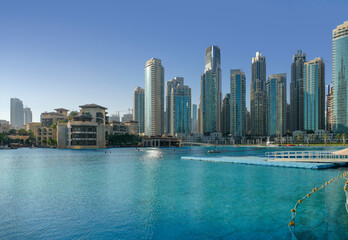 Obraz premium Burj Khalifa park in Dubai