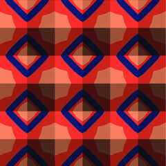 Geometric vector pattern with triangular elements. Seamless abstract ornament for wallpapers and backgrounds. 