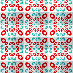  Geometric vector pattern with triangular elements. Seamless abstract ornament for wallpapers and backgrounds. 