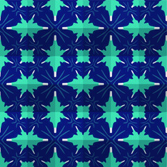  Geometric vector pattern with triangular elements. Seamless abstract ornament for wallpapers and backgrounds. 