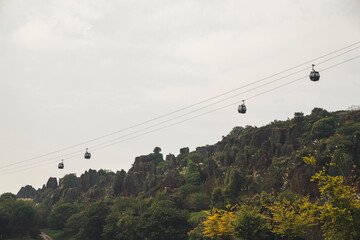 Telef&eacute;rico en la selva