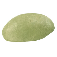 Close-Up Of Coffee Bean Over White Background. 3D illustration