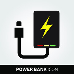 Power bank icon simple element illustration can be used for mobile and web. Eps10 vector illustration.