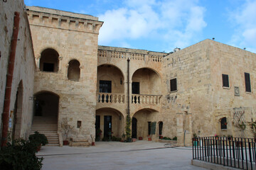 Fototapeta na wymiar saint-angel fort in vittoriosa in malta