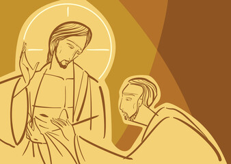 Jesus Christ and Saint Thomas