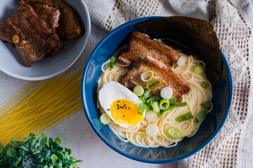 homemade shoyu miso ramen with char siu 