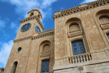 Fototapeta na wymiar maritime museum in vittoriosa in malta