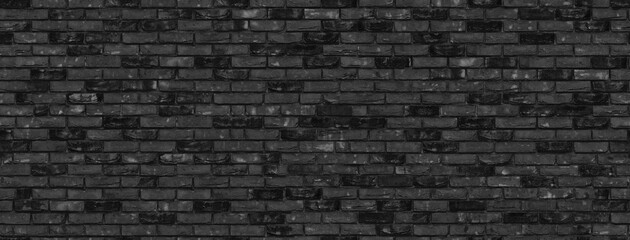 Seamless texture Black Gray brick.