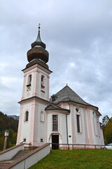 Fototapeta na wymiar Wallfahrtskirche Maria Gern bei Berchtesgaden, Bayern