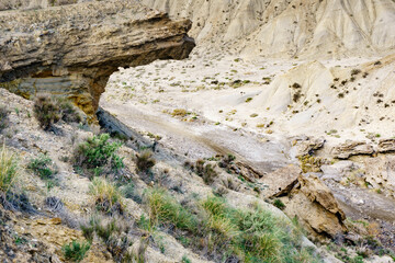 Tabernas desert landscape, Spain