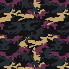 Camouflage seamless pattern. Vector illustration