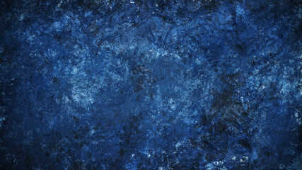 Fototapeta na wymiar 青の水彩の抽象画