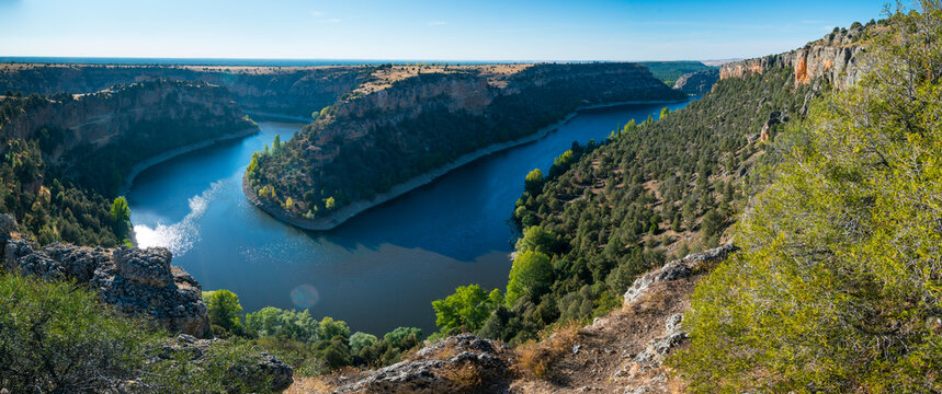 Hoces del R&iacute;o Durat&oacute;n Natural Park, Sep&uacute;lveda, Segovia, Castilla y Le&oacute;n, Spain, Europe