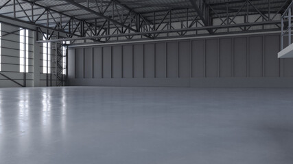 Airplane Hangar Interior 2