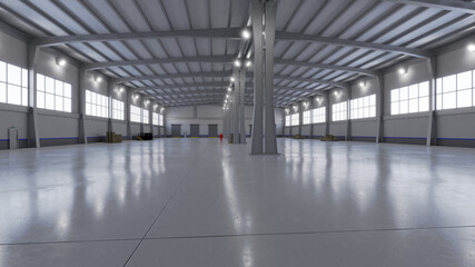 Industrial Warehouse Interior 9