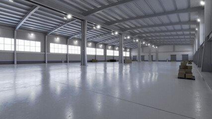 Industrial Warehouse Interior 9