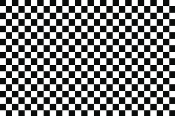 Black and White Chess Pattern