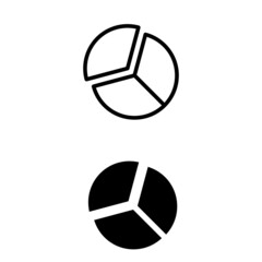 Chart icon vector set. analysis illustration sign collection. analytics symbol or logo.