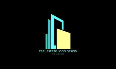 real estate logo design company and business. 