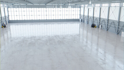 Airplane Hangar Interior 4