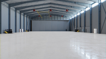 Airplane Hangar Interior 5