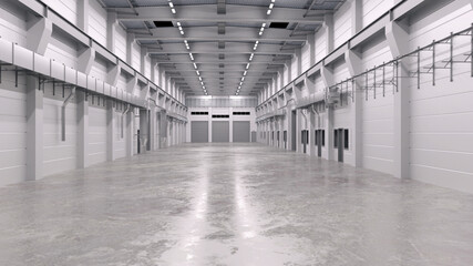 Industrial Hall Interior 2