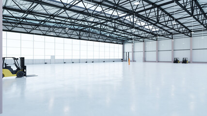 Airplane Hangar Interior 7 