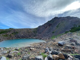 山の上から見た景色
