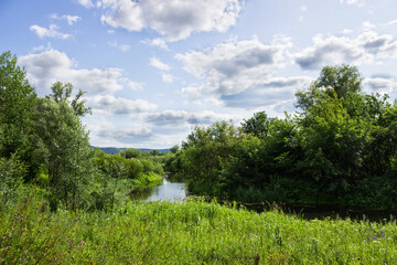 The river Kurumoch, Samara region, Russia.