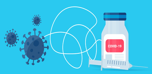 Covid19 disease with complex pathways before vaccination