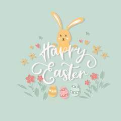 Lovely hand drawn Easter design, 