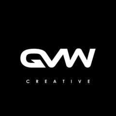 QVW Letter Initial Logo Design Template Vector Illustration