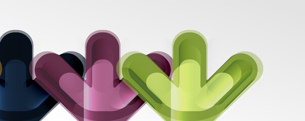 Abstract glossy crosses background for business or technology presentations, internet posters or web brochure covers