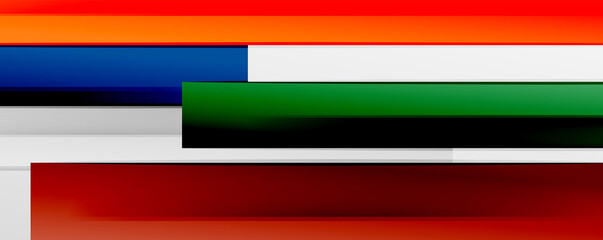 Multicolored lines background. Design template for business or technology presentations, internet posters or web brochure covers