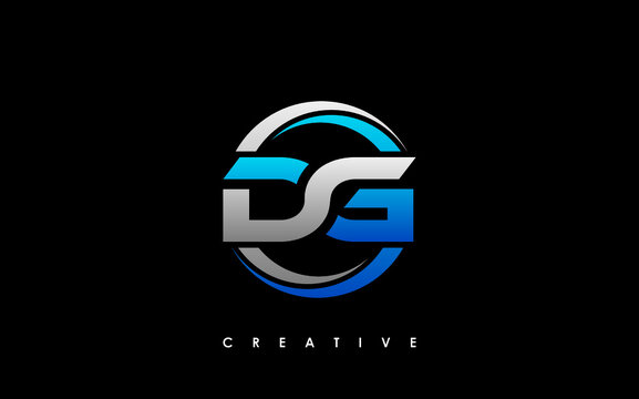 DG Letter Initial Logo Design Template Vector Illustration