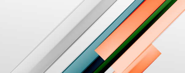 Color abstract lines trendy geometric background for business or technology presentation, internet poster or web brochure cover, wallpaper