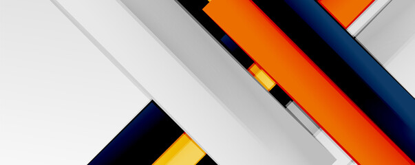 Multicolored lines background. Design template for business or technology presentations, internet posters or web brochure covers