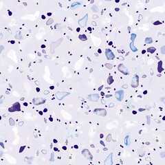 Terrazzo Texture Vector. Flooring Seamless Pattern