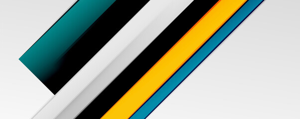 Color abstract lines trendy geometric background for business or technology presentation, internet poster or web brochure cover, wallpaper