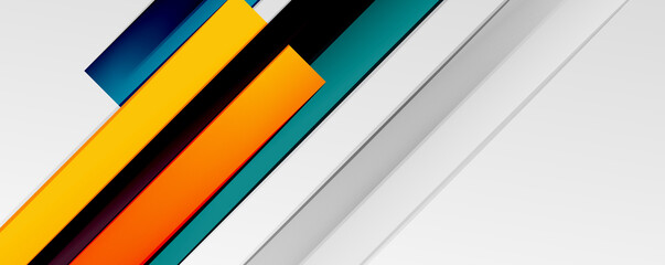Color abstract lines trendy geometric background for business or technology presentation, internet poster or web brochure cover, wallpaper