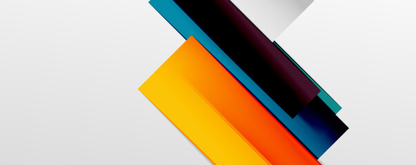 Color abstract lines trendy geometric background for business or technology presentation, internet poster or web brochure cover, wallpaper