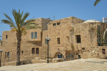 On a sunny day in Jaffa, Israel