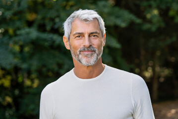 Portrait of smiling mature man