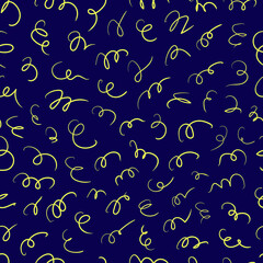 stylish seamless pattern with rounded stripes