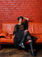 person sitting on a chair