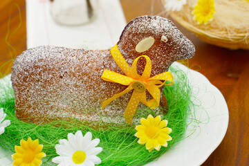 Traditional baked easter lamb